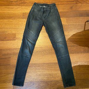 DL 1961 mid-rise gray stretch jeans 26